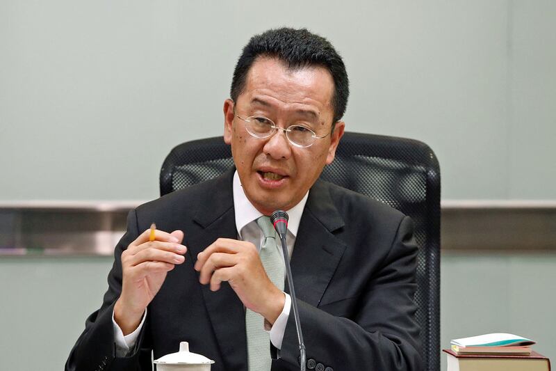 台湾的国安会秘书长顾立雄(路透社)